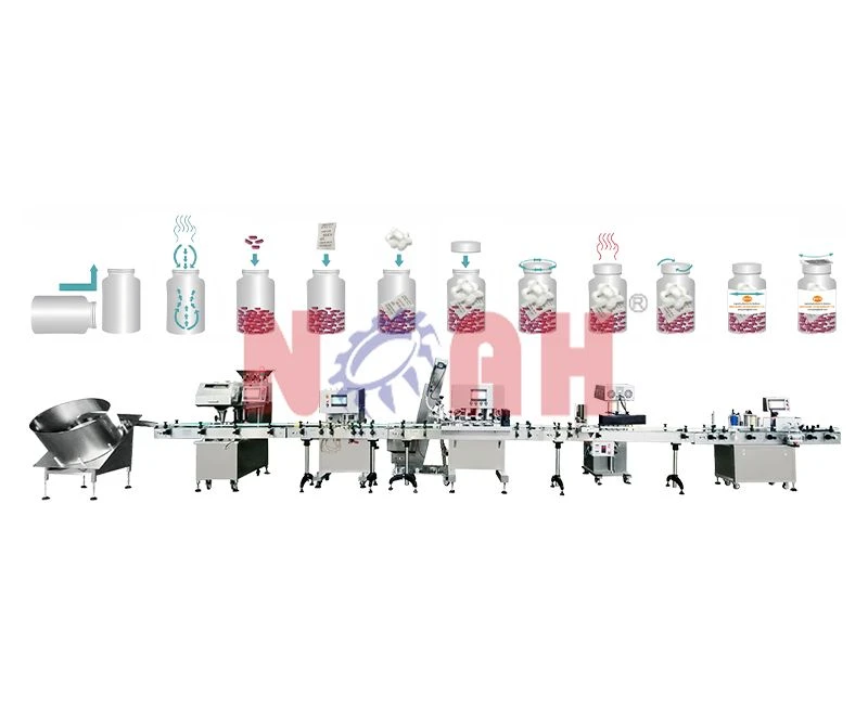 GS-8/12 Automatic Tablet Capsule Counting & Filling Production Line