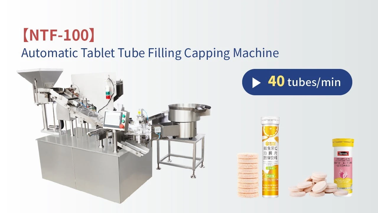 NTF-100 Automatic Tube Filling Capping Machine