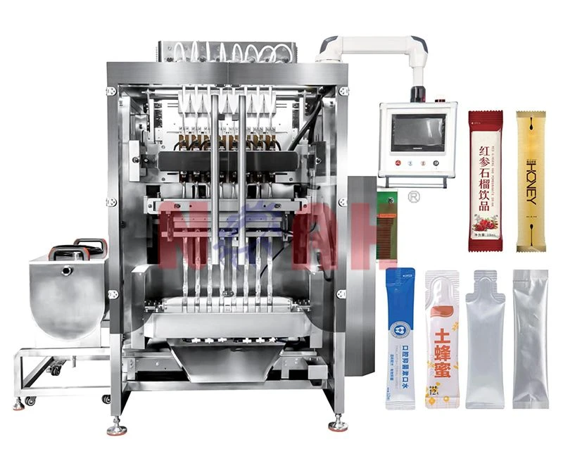 HDCK-L Multi-lane Back Sealing Liquid Paste Packing Machine