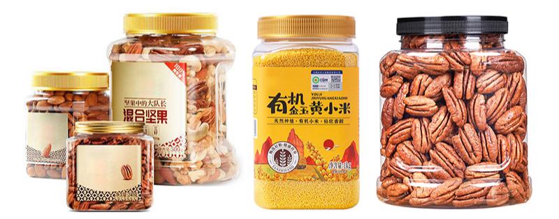 Automatic Glass/Plastic Bottle Can Granule Filling Capping Labeling Machine Line