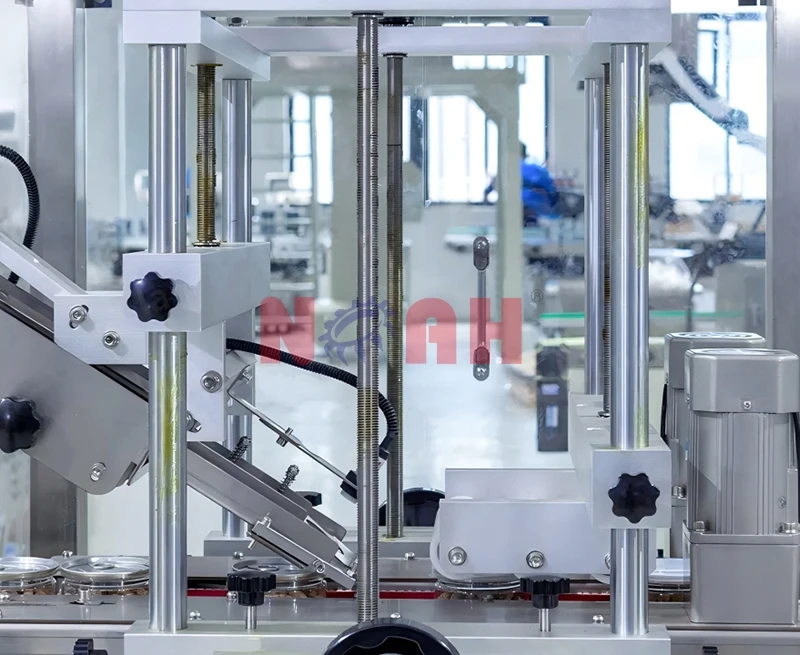 Automatic Granule Cans Tin Filling Machine With Multihea Weighing