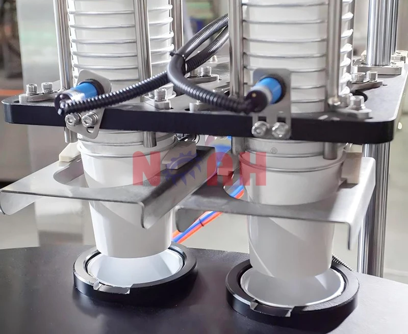 Automatic Snack Granule Cup Filling Sealing Machine Production Line