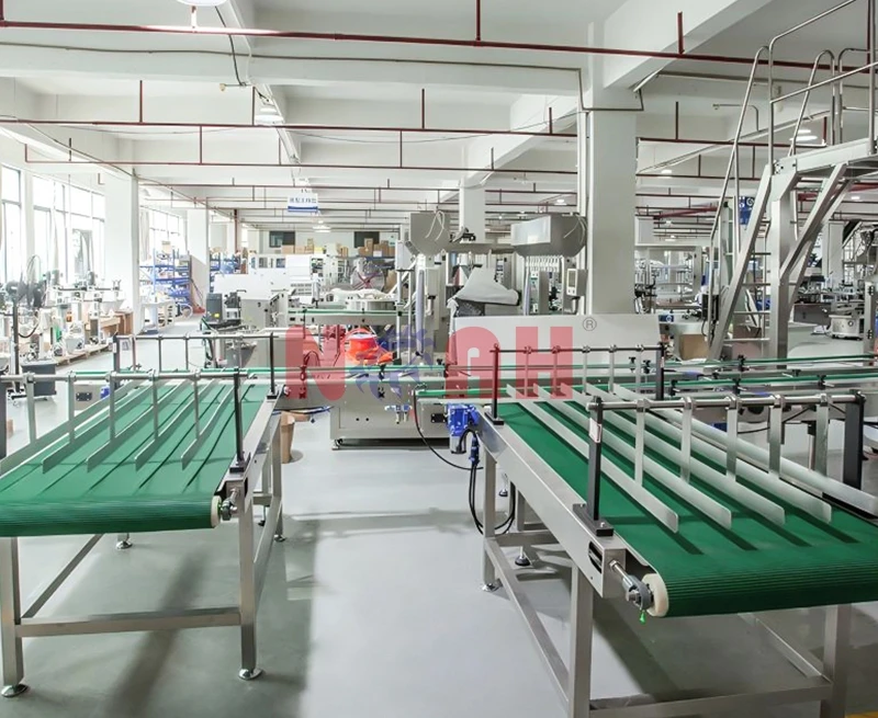 Automatic Granule Rotary Square Bottles Weighing Filling Capping and Labeling Machine Lines
