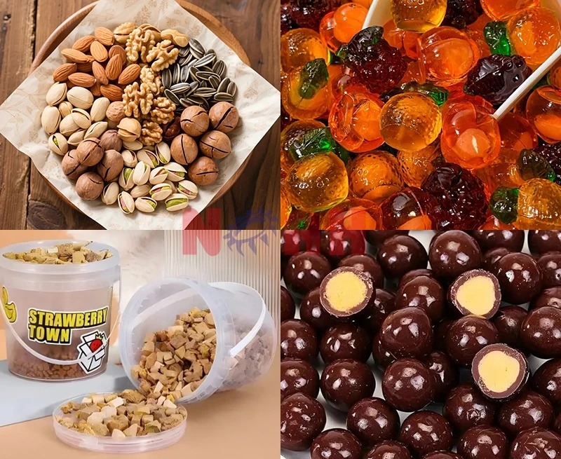 Automatic Granule Mixed Plastic Jar Bottles Filling and Capping Machine Line